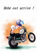 Bébé à moto, préparez-vous à l'accueil !
